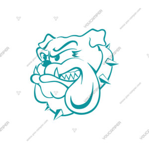 CANE CARTOON teal